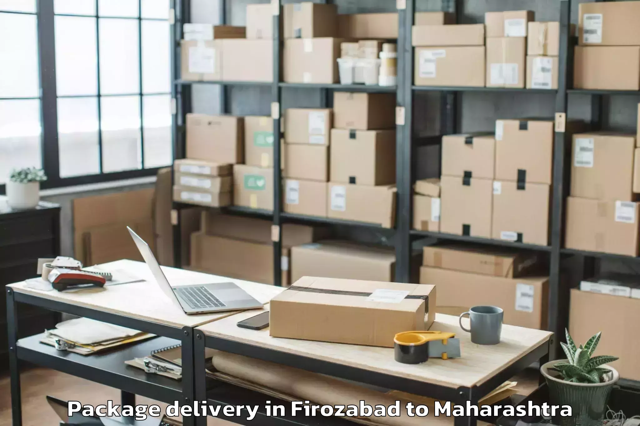 Quality Firozabad to Pimpalgaon Baswant Package Delivery